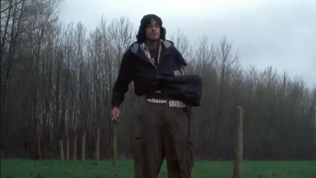 Rory after the fence cuts him into pieces in Final Destination 2 (2003)