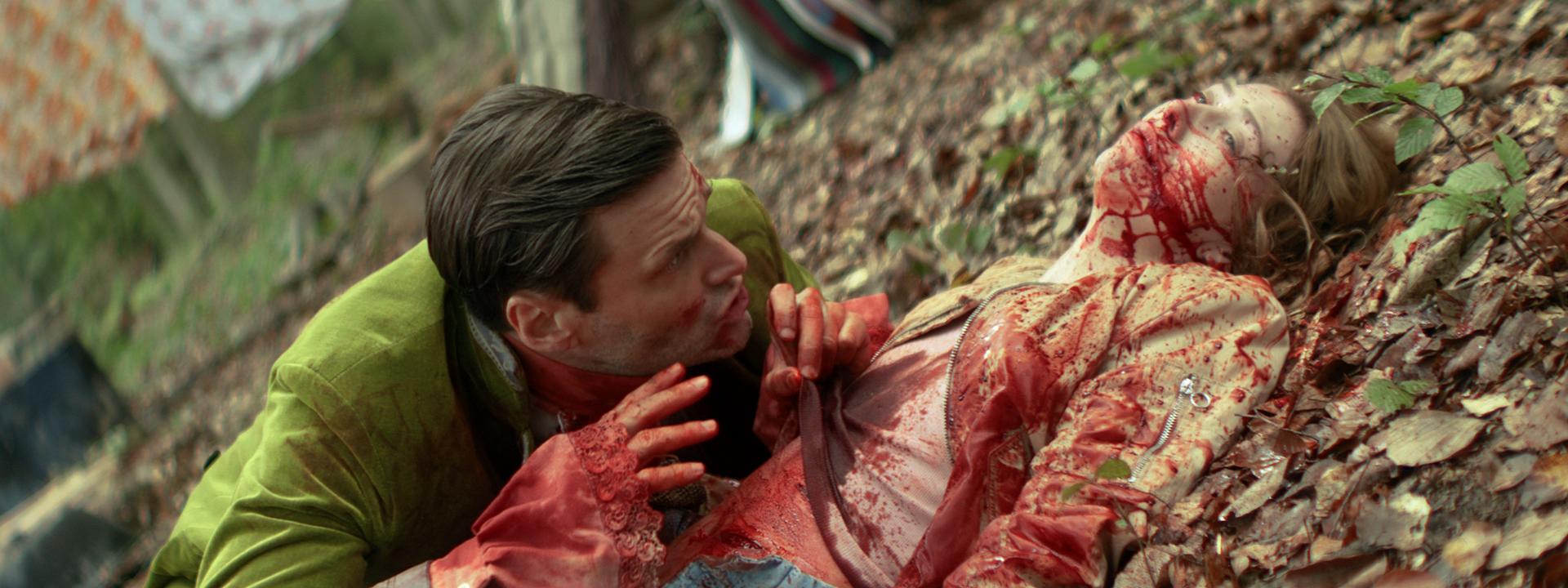 Kane Hodder, Malcolm McDowell, and Michael Berryman Star in Bloody Trailer for Ever After